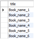title Book_name 1 Book_name_2 Book_name_3 Book_name_4 Book_name_5 Book_name_6