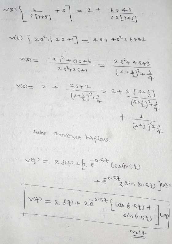 „ 8) ts = 2 + vos 201787 +87= 2 + stats 2[1487 6+45 28[145] r(s) [23² + 25 +1] = 4s + 452+6+45 W(S) = 2 82+2 5+1 1.482 +os+ 6