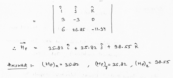 ) 1 3 -3 0 6 26. Is -\\.94 : HP لا) 35.82 + 35.82 + 98.13 ANSWER : (Hp) x 35.82 (HP)y= 25.82, (HP),= 90.55