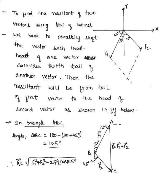 > X the est Auh that heatl anothar vettor . Then tha -> gn tnan AAL 66° 2 165