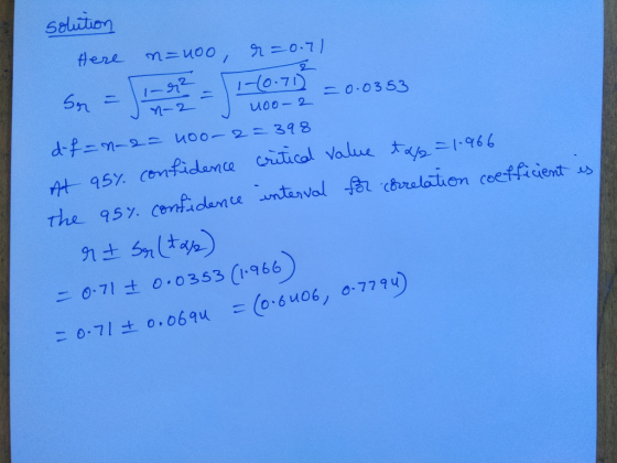 seluition u00-2-一0.0353 confidence uticol value Confida n ce 9- 1.9“ throlat on coefficient 95% -ntonVol The ニロ·기 ± 0.0353(1.966