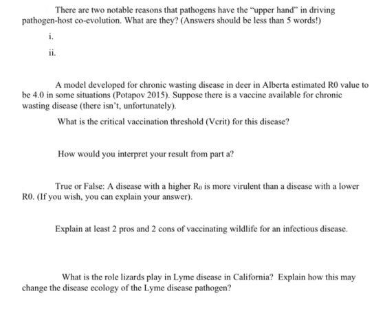There are two notable reasons that pathogens have the upper hand in driving pathogen-host co-evolution. What are they? (Ans