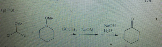 (9) [43] OMe OMe LiOch NaOM NaOH HO