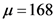 u=168
