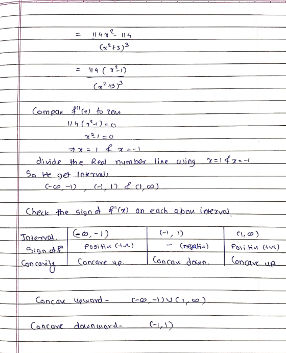 114X² is Cor?+3)3 ___ = 114 ( 7?,7 (x²+373 Compon f(n) to zero 14(x²1)=0 ?120 xx=1 &x =-1 divide the real number line wing x=