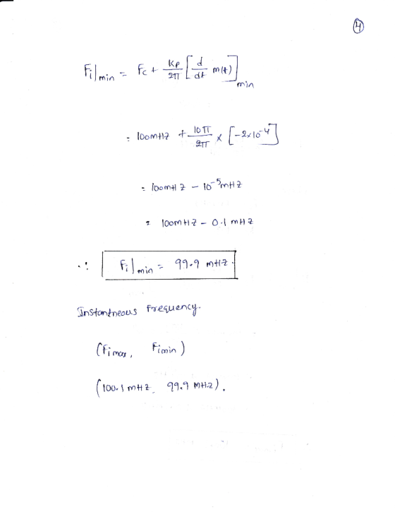 Kp fc 4 min min 211 inStontneous frequency (fi, io imin too. mt12. 99.9 MH-2) .
