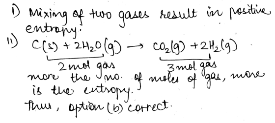 heault in eitive tuo gалes entrpy cC+2420(9) calg)+2,(9) 3msl gas moles gрu 2me more he is tho thoy Tau, option bcorrect
