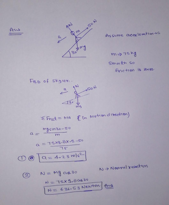 Aus Assume acceleoat1m>a 36 Smooth so So をhut = 636:53 Newton | f_vy