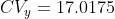 CV_y=17.0175
