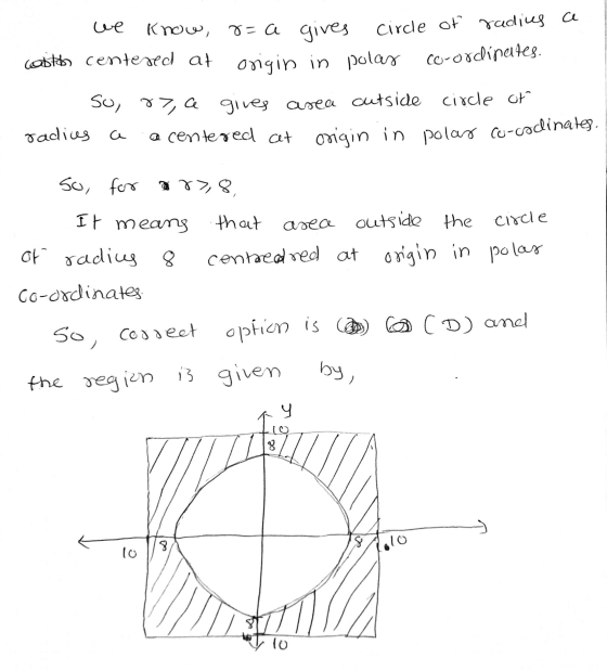 Graph The Sets Of Points Whose Polar Coordinates Satisfy The Inequality 