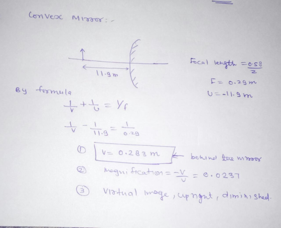 Focal length=0 s 1-9m 0.29 m 19 D 0343 m
