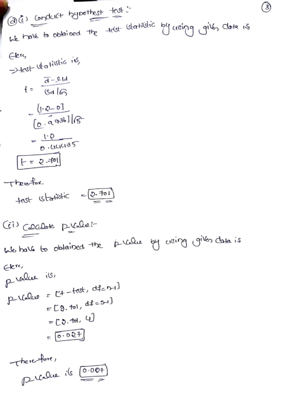 od conduct hypothest tests We have to obtained the test Chatilti 64 usina aika ale is Elere, esta Gatistia ias, a-eld to Sal