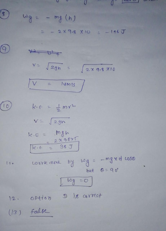 9 l o 2 (I3) false K.