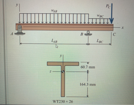 WAB WBC LBC 60.7 mm 164.3 mm WT230 x 26