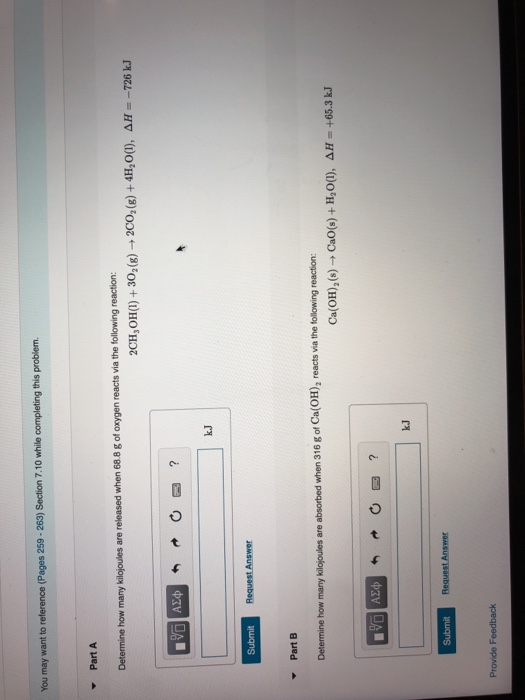 You may want to reference (Pages 259-263) Section 7.10 while completing this problem. Part A Determine how many kilojoules ar
