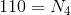 110=N_{4}
