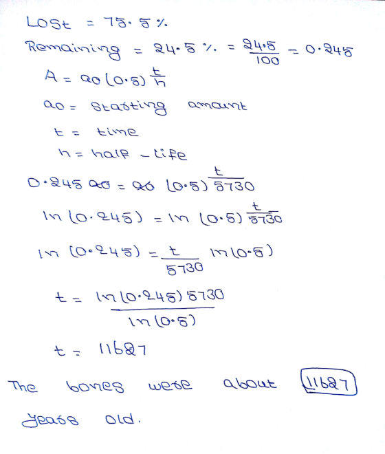 Lost = 75.5% @vma.רי ί ν 29 24.5 %. : = η (0.6) The sones wese about61