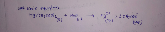 wet ionic eqalion (ag) ay)