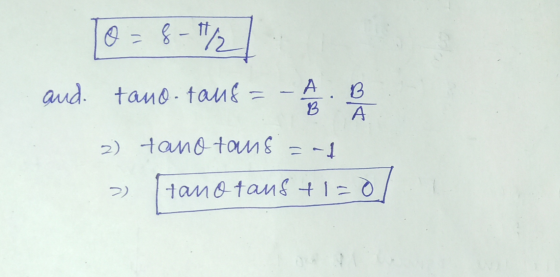 and tauo- taus = -A 2) tano tame = -1 » tano taus +1=0/