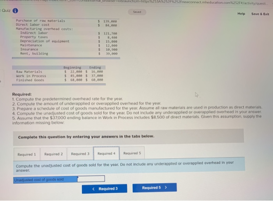 _browser=0&launchUrl=https%253A%252F%252Fnewconnectmheducation.com%252Fw/activity/questi... Quiz Saved Help Save & Exit $ 139