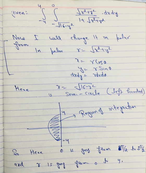 given: Jiezty didy 1 Now form In It Jarryd - J16-ya will change it in polar polar 8. x2ty? rloso y = r Sino dody = verde J16-