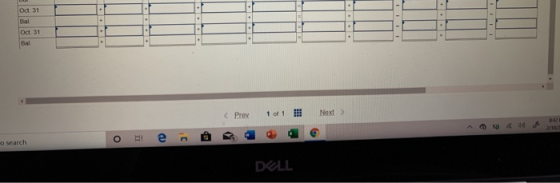 Od 31 Oct 31 1 of 1 Next > < Prev a search O DELL