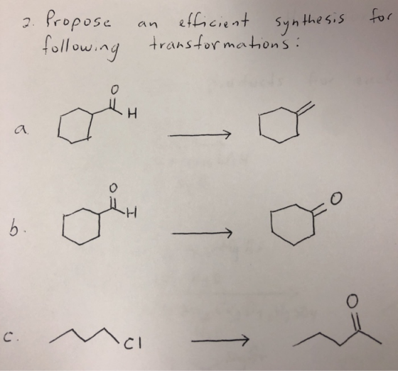 2. Propose following an efficient synthesis transformations: for cro boli ma - c
