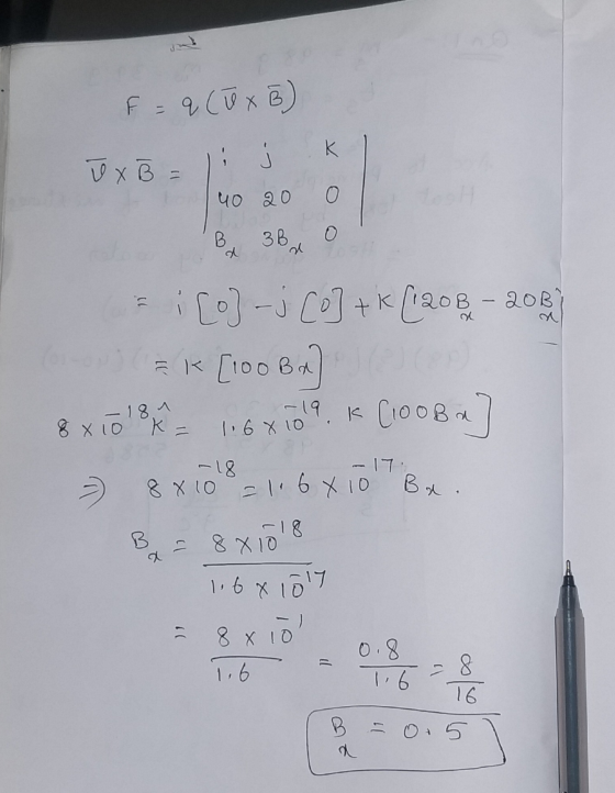 F = q (u x B) , K ухо- чо 90 B 3B о )) Со - Се] -к (ов – аов як Гоо — 18 л 8xo K 1 6x to 16 хоч. к Соовч - 18 8x10°, 16Х10 Вы