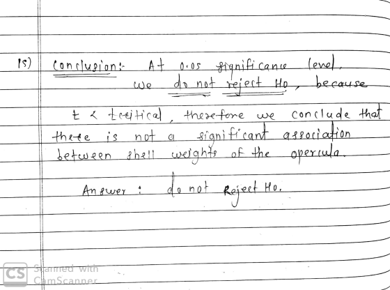 A conclusion At oros significance level - - we We do do not reject Ho, because - t < treitical therefore we conclude that th