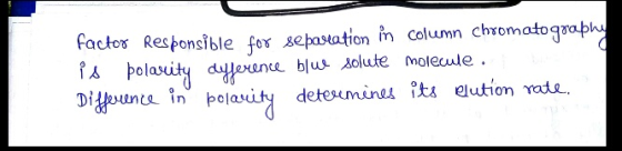 Restonsible for sepauation m column chromatogrph e blus olute molecule. polasu Di#ounce in po atuty de telun İneg its elution