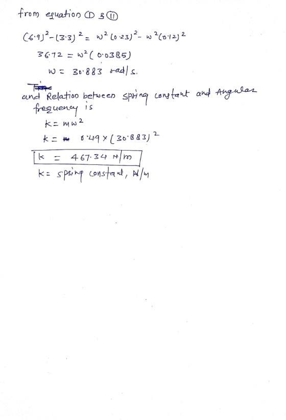 from euation CD SD 36128) aund Relatioo betueen spa ag freguener is 46734 Nİm