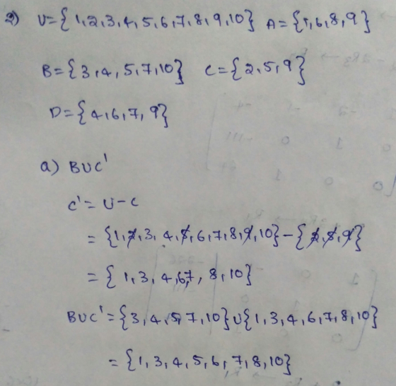 a) BUC c u-c 1,3,43,16