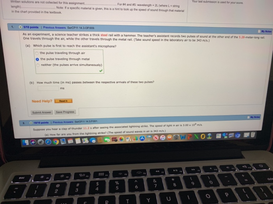 Writen solutions are not collected for this assignment four last submission is used for your score. 1 -................. For