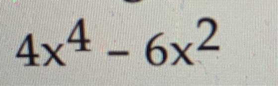 4. 4x 6x 2