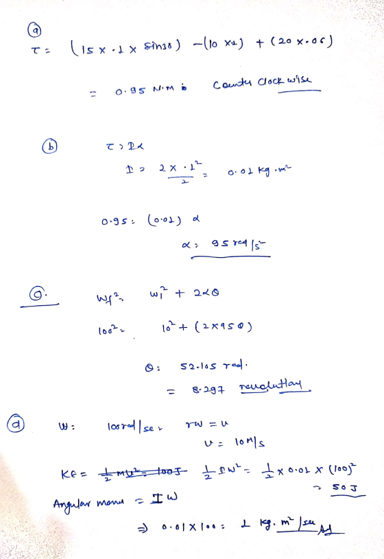(is xud x singo ) -110 x1) + (20 7.00) Counter Clock wise b TIRA 12 o odkg en 0.95 (ool) a La _slbeso wp² wil + 220 100²2 10²