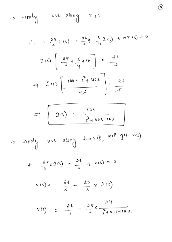 KIL م) Apply (no buna D(s) 318) + 101(c) = 0 2015. ***] ک b. 100 + S stuos 26 듸 8 404 s 440 57100 doop O, will get ves) > KUL