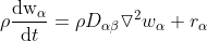 Pdt =pDag V-wa+r