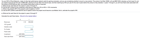 You are CEO of Rivet Networks, maker of ultra-high performance network cards for gaming computers, and you are considering wh