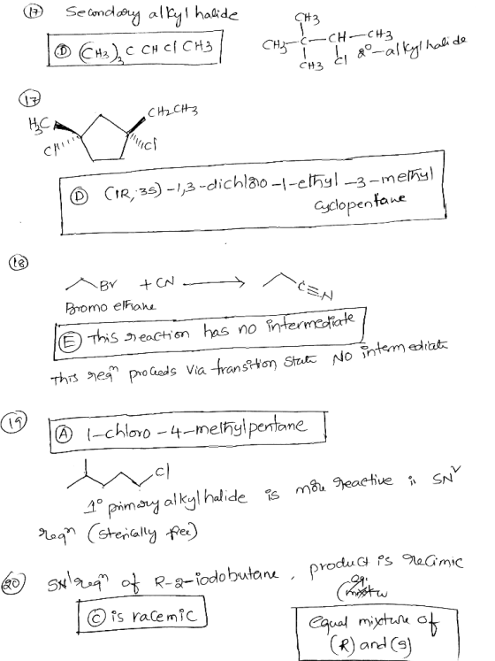 @ Secondary alkyl halide CH3 0 (CH3 C CH CI CH3 CH5-C- CH-CH3 - CH3 di do-alkyl hali de CH₂CH3 CM trich TO CIR:35) -1,3-dichl