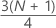 3(N + 1) 4
