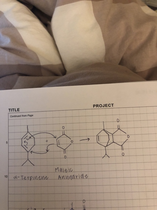 PROJECT TITLE Continued from Page Maleic Annndride 10 d-Terpinene O