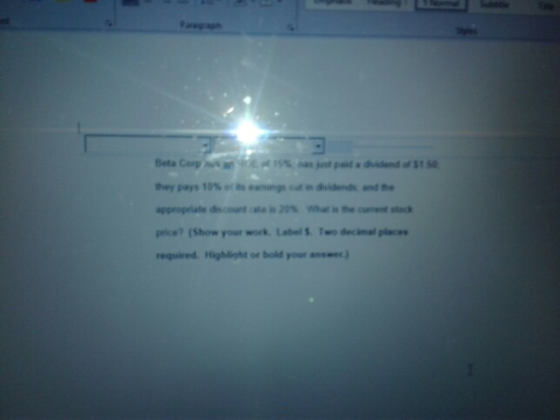price? (Show your work. Label S. Two decimal places required. Highlight or bold your an
