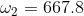 \omega _{2}=667.8