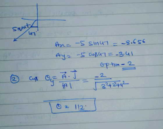 Srent A 2 Ar= -5 sinut -3.656 Ay= -5 Co8u7= -3.41 optim - 2 .2 HAL 534244² Cut Of A 02 1121