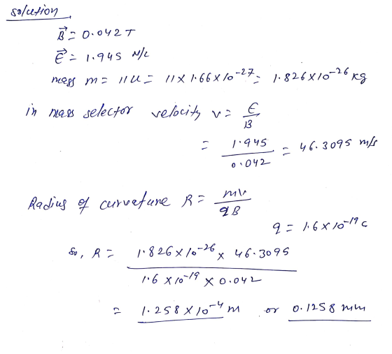solution д-р. 092 т e = 1.94s w/e 91 mass m= llur // x 2.66 x%-23 1. 82.6 х10 Kя in neqes selector velocity va 23 2 1:445 - j