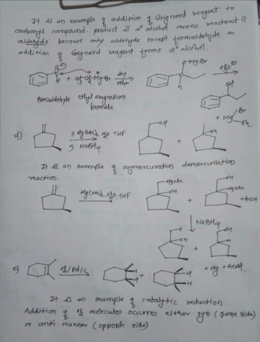 ** $inig nord reagent to 1+ 3 an example addition Grigord say carbonyl compound produd 3 alcoh means reacto aldehide because