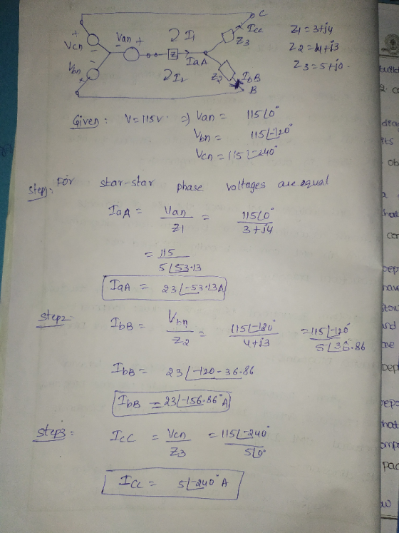 oc 21 - 3+14 & Ven Von o Tee vant vor 21 DZ 24 Z Oorlar 21, z dos 2222 +13 23-5160 - bold Given V - 115V dead 2 Van = 11510°