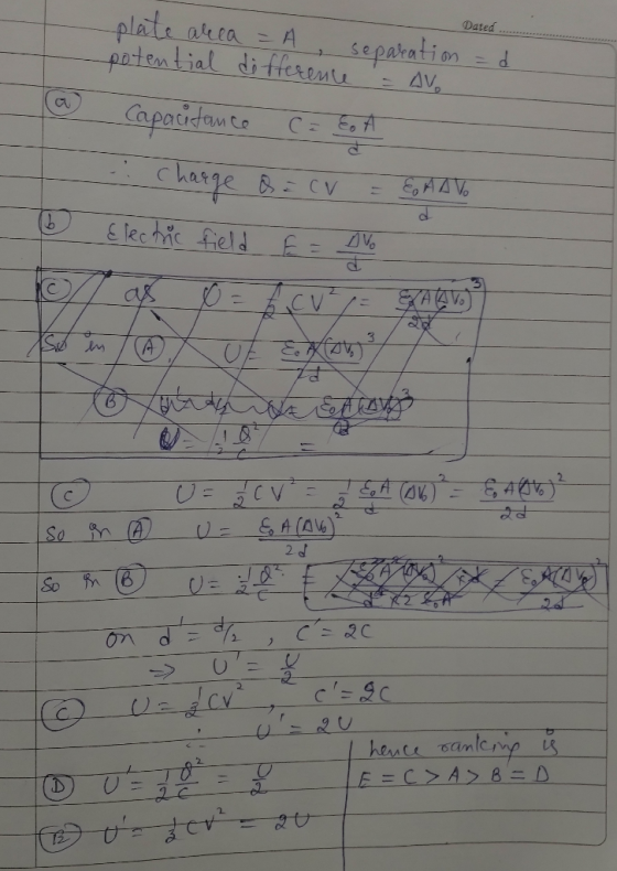 plate at potential dittetentuA Dated.. separation - リーElectn-field. E-24 2. 2. 2.