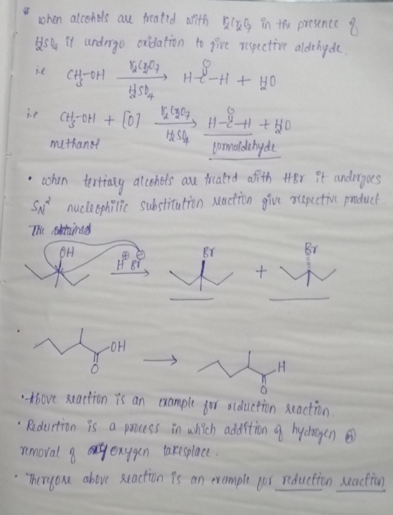 when alcohols are treated with golden in the presence of so it undergo oxidation to give respective aldehyde t H애 남의 왜t HO