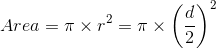 Area = xp2 = X